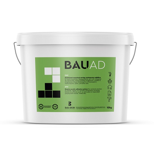 BAU AD, χαλαζιακό αστάρι, λευκό, 10kg/δοχείο