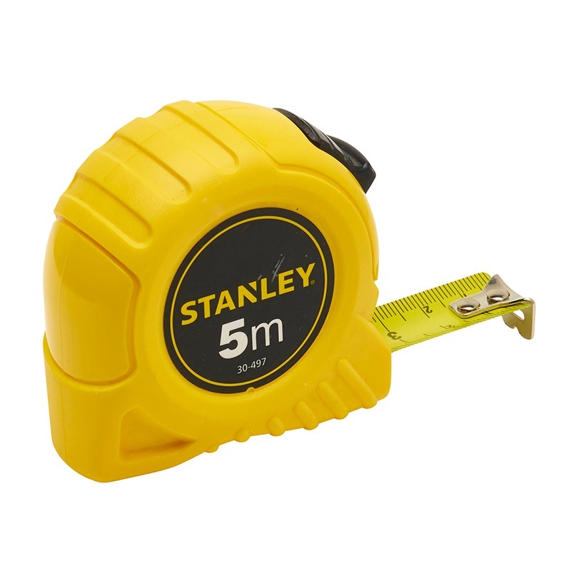 STANLEY, πλαστικό μέτρο κίτρινο με λάμα 19mm,5m