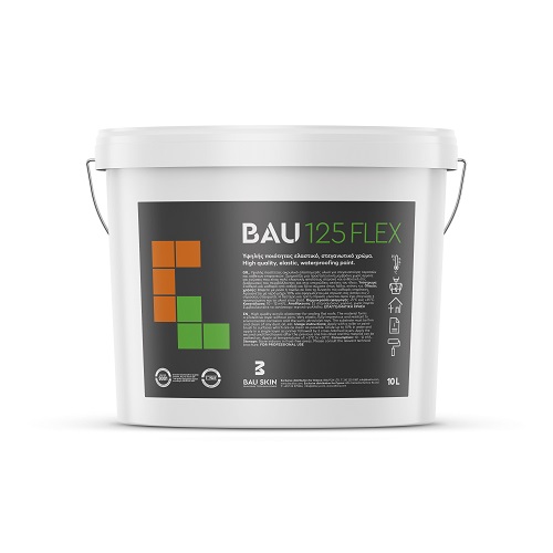BAU 125 FLEX, στεγανωτικό χρώμα, λευκό, 10lt/δοχείο