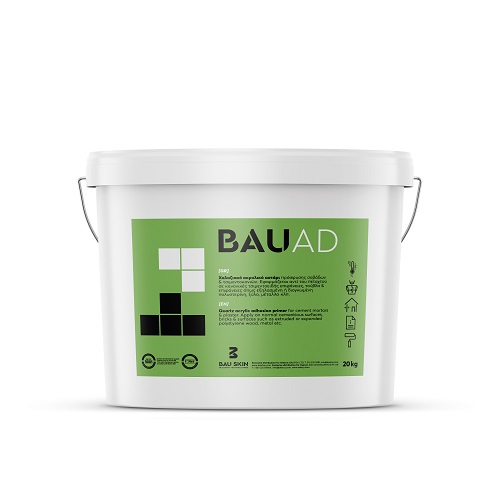 BAU AD, χαλαζιακό αστάρι, λευκό, 20kg/δοχείο