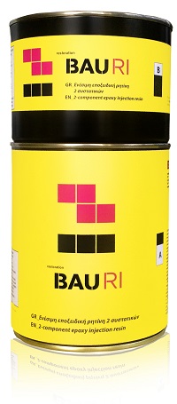 BAU RI ,ενέσιμη εποξειδική ρητίνη, A+B=1kg