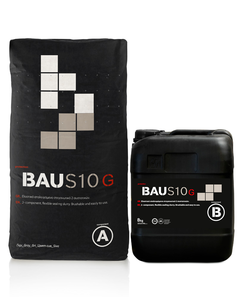 BAU S10G,στεγανωτικό κονίαμα Elastic,2συστατικών, Α+Β=33kg