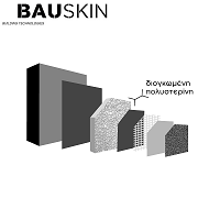 Σύστημα Εξ. Θερμομόνωσης BAUSKIN EXTERNAL, με Διογκ. Πολυστερίνη πάχους 100mm.