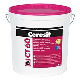 CERESIT CT60,έτοιμος σοβάς ακρυλικής βάσης, 1,5mm,λευκός,25kg/δοχείο