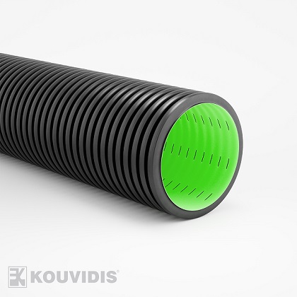 GEODRAIN DN/OD-LP-Φ315mm, SN4,σωλήνας αποστράγγισης 5,98m/τεμάχιο.